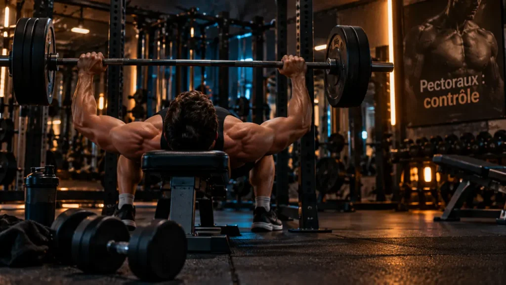 Exercices pectoraux : pompes, développé ou poulies selon votre niveau